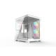 T-Wolf Mystery Box NV X5 Infinity ARGB M-ATX Mid Tower Gaming Casing White